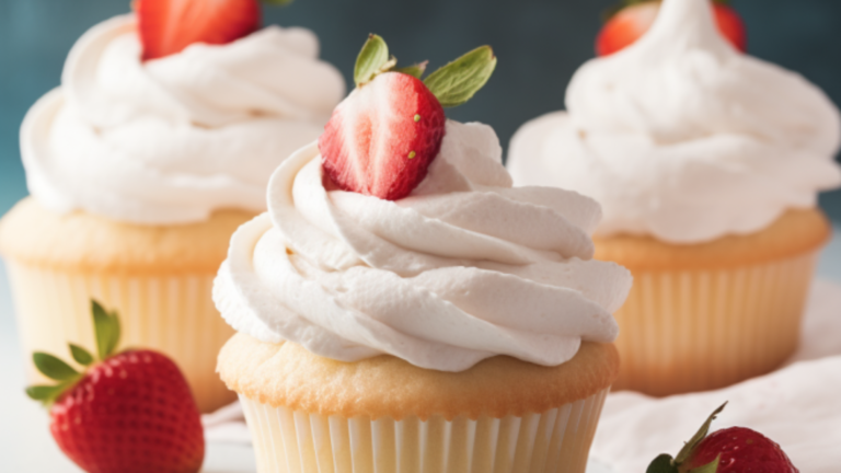 Delicious Strawberry Cupcakes with Cream Cheese Frosting