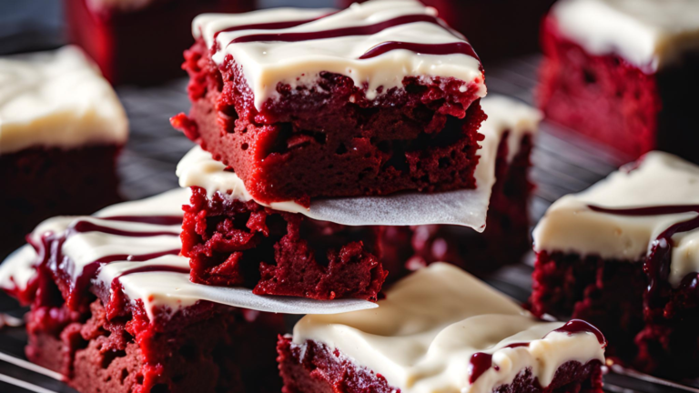 Red Velvet Blondies Recipe